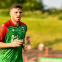 Glentoran defender Ryan Cooney. (Photo by Andrew McCarroll/Pacemaker Press)