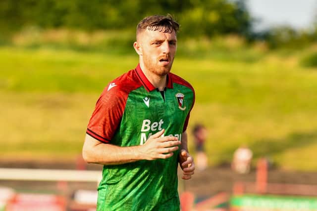 Glentoran defender Ryan Cooney. (Photo by Andrew McCarroll/Pacemaker Press)