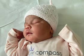 Baby Nylah, born in Belfast, November 9, 2023