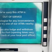 An out of service ATM at a Bank of Ireland branch in Finglas village, Dublin. Bank of Ireland has apologised after a glitch led to some of its customers withdrawing or transferring more money than was in their accounts. Photo: Brian Lawless/PA Wire