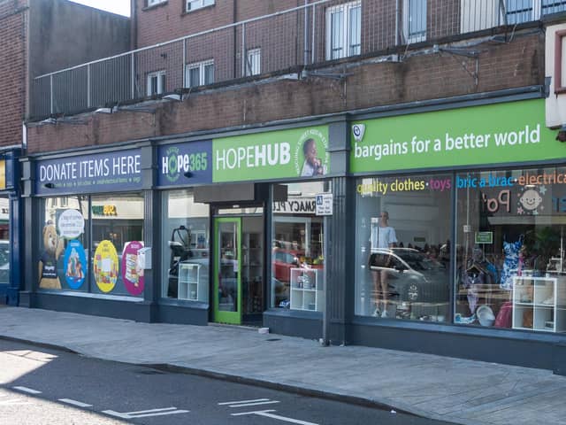 Hope365 opened its new HopeHub store at 69-71 Main Steet, Larne earlier in May.  Photo: Michael Holmes