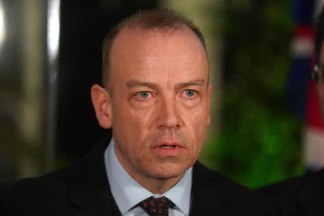 File photo dated 19/01/23 of Northern Ireland Secretary Chris Heaton-Harris, who will meet political and business stakeholders during a visit to the US. Mr Heaton-Harris is leaving on Sunday for the five-day trip to Washington, Boston and New York during which he will also attempt to drum up investment opportunities for Northern Ireland. Issue date: Sunday January 22, 2023.