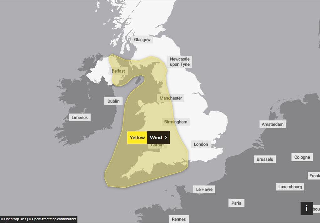 Weather: Easter Tuesday Met Office weather warning for high winds for parts of Northern Ireland