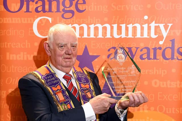 Sidney McIldoon, recipient of the Grand Master's lifetime achievement award in 2019