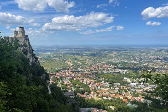 A view of Rimini from San Marino