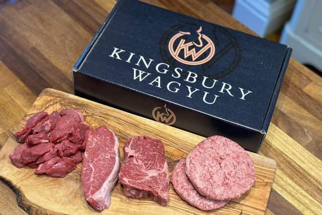 Richly marbled Kingsbury Wagyu from Armagh