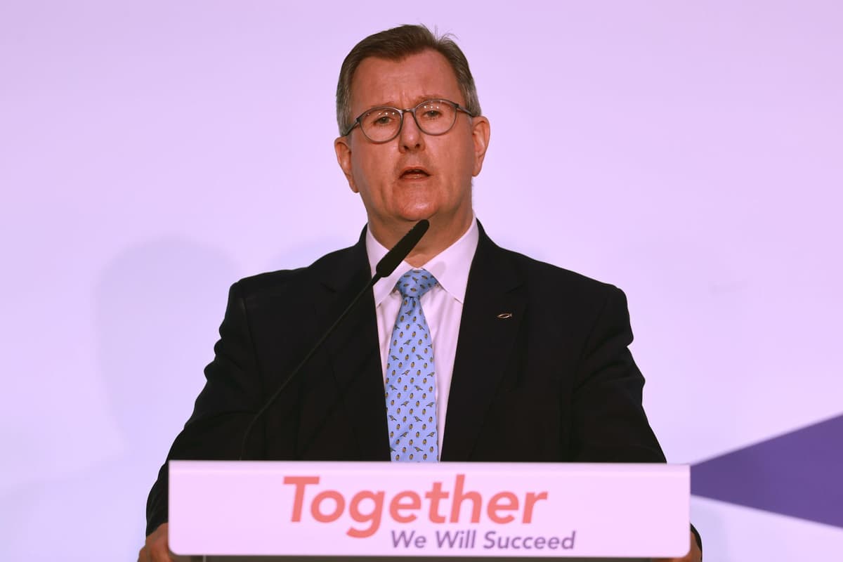 Powersharing essential for building Union case, Sir Jeffrey Donaldson tells DUP conference