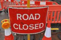 Road closed