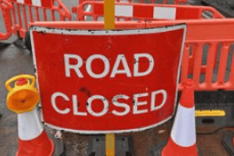 Road closed