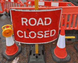 Road closed