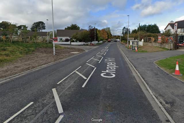 An investigation has been launched into the incident in Chapel Road in Dungiven on Thursday