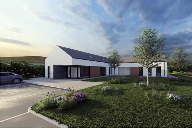 Conway Group Healthcare, known for owning Kilwee Care Home and Brooklands Care Home in Cloona Park, West Belfast, is set to create an innovative allotment facility with a supporting building designed to provide essential day opportunities and support for vulnerable individuals, including those living with learning challenges and autism. Picture is a CGI of the facility