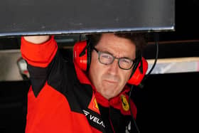 Mattia Binotto, who has resigned as Ferrari team principal and will leave his post on December 31.