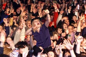 Thousands of revellers outside Belfast City Hall celebrate at the stroke of midnight on December 31, 1999, as Northern Ireland welcomes in the new Millennium. Health officials voiced "serious concerns" that celebrations of the new millennium in Northern Ireland would lead to a major emergency incident