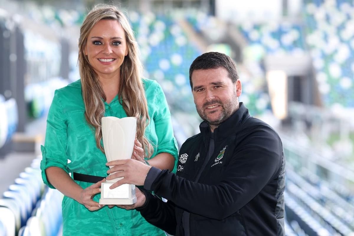 Linfield boss David Healy named Manager of the Month for the third time this season after unbeaten March
