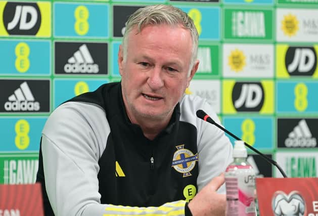 Northern Ireland manager Michael O'Neill. (Photo by Pacemaker)