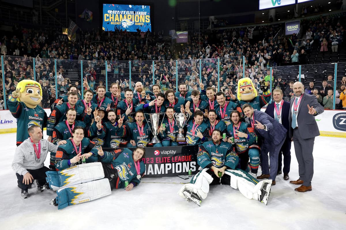 Belfast Giants in history books with sixth EIHL title success on Saturday night at the SSE Arena