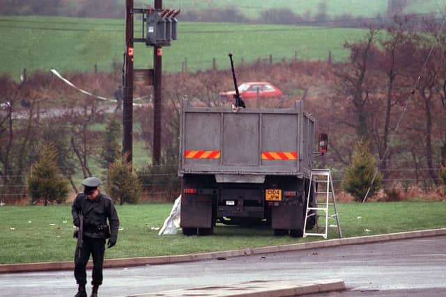 IRA men Kevin Barry O’Donnell, 21, Sean O’Farrell, 23, Peter Clancy, 19, and Daniel Vincent, 20, were shot by SAS soldiers at Clonoe