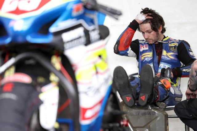 Mike Browne battled through the pain barrier to compete at the Isle of Man TT after breaking both his ankles in a crash at the Cookstown 100 only five weeks earlier.