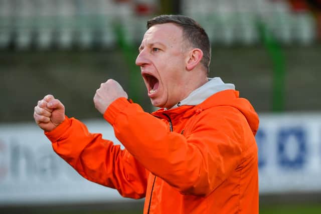 Carrick Rangers manager Stuart King was thrilled with his side's comeback in their 2-2 draw against Glentoran