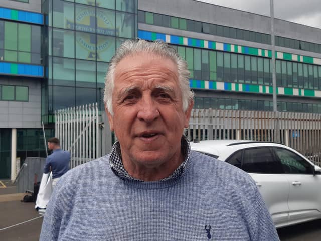 Former Northern Ireland and Spurs striker Gerry Armstrong. Photo: Ben Lowry