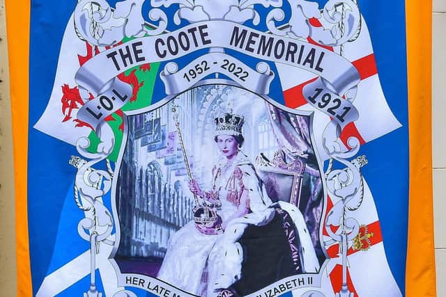 Coote Memorial's laser printed banner