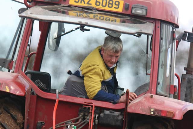 Pictured in April 2008 is William Holden who is seen enjoying the ploughing match at Drummaul near Crosskeys. Picture: Farming Life archives/Steven McAuley