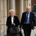 Baroness Nuala O’Loan arrives at Bradford Court, Belfast, to give evidence in the Omagh Bombing Inquiry. Picture date: Wednesday October 14, 2026.