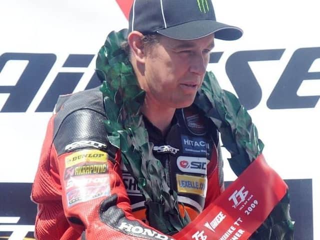John McGuinness who will be appearing at Coleraine's Riverside Theatre in '100 and Counting'. Credit NI World