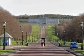 Suspected drugs paraphernalia was found in Parliament Buildings, Stormont, during the summer. Pic: Google.