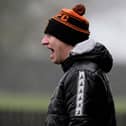 Carrick Rangers manager Stuart King is once again relishing the touchline battles this season. (Photo by David Maginnis/Pacemaker)