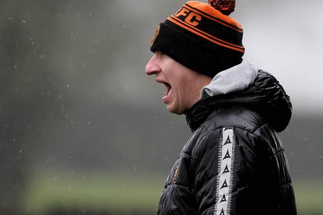 Carrick Rangers manager Stuart King is once again relishing the touchline battles this season. (Photo by David Maginnis/Pacemaker)