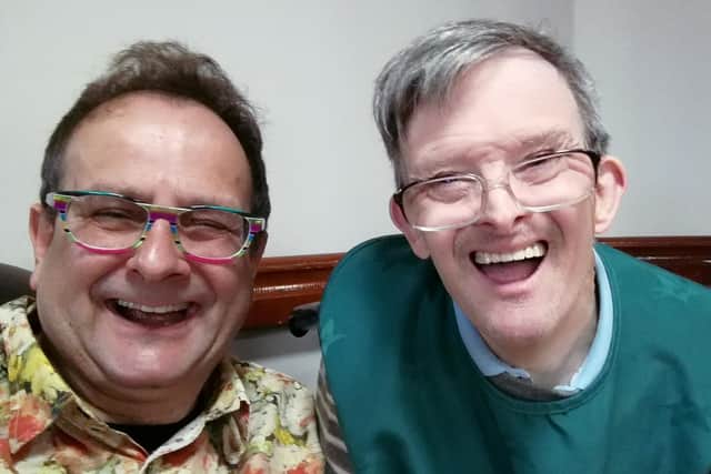 Timmy Mallett with his late brother Martin
