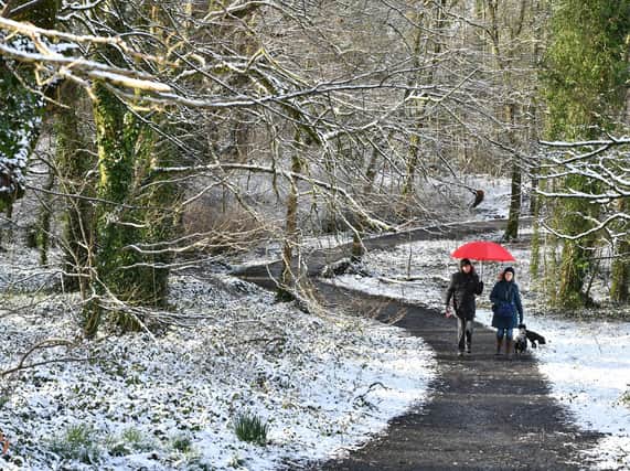 A snowy scene from Enniskillen during last winter. Picture by Andrew Paton/PressEye