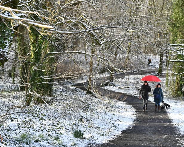 A snowy scene from Enniskillen during last winter. Picture by Andrew Paton/PressEye