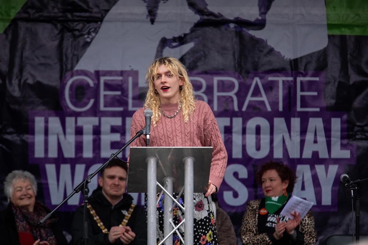 Split in feminist movement over transgender ideology once again on show in Belfast on International Women's Day weekend