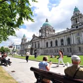 Summer sunshine at Belfast City Hall: Northern Ireland’s private and public sectors have joined together to target investors in the Republic of Ireland with the offer of dual market access to both Great Britain and Europe.