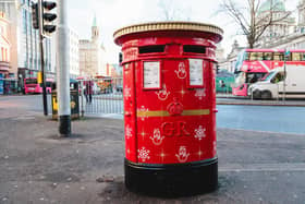 The red and gold postbox, located at Belfast's Donegall Square West will be festively-decorated with snowmen, snowflakes and gold stars and merrily respond to post with one of three festive tunes: Jingle Bells, We Wish You A Merry Christmas and Deck The Halls