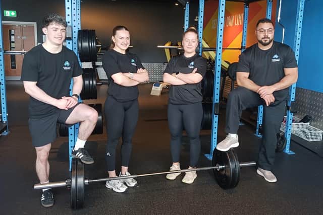 Team NI weightlifters (from left) Harrison McGrogan, Hannah Crymble, Kaitlin Saunders and Omar Keshta