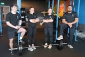 Team NI weightlifters (from left) Harrison McGrogan, Hannah Crymble, Kaitlin Saunders and Omar Keshta