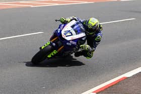 Richard Cooper is one of the big favourites in the Supersport class at the North West 200 on the BPE/Russell Racing Yamaha. Picture: Rod Neill/Pacemaker