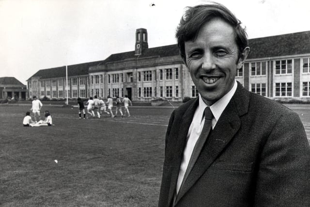 Tim Mardell, headteacher at High Storrs School, in May 1971