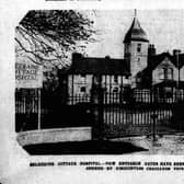 A picture showing Coleraine Cottage Hospital which appeared in the News Letter on October 31, 1934. Picture: News Letter archives/Darryl Armitage