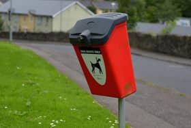 Dog fouling waste bin  - fines for not using them could be set to increase