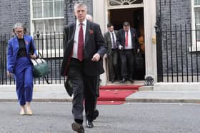 Keir Starmer's National Security Adviser Jonathan Powell leaves 10 Downing Street, London last week. He was also a key adviser to Tony Blair from 1997. Then, as in 1922, PIRA was at the British Army’s mercy, but the soldiers were ordered to surrender their victory. Stefan Rousseau/PA Wire