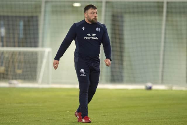 Ulster's Rory Sutherland on international duty with Scotland