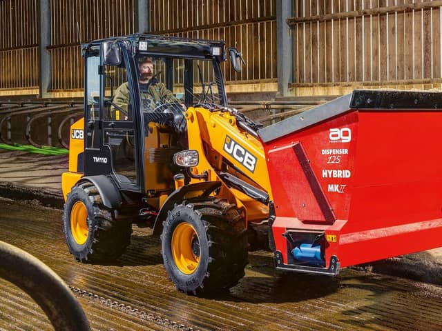 A nippy number - JCB's new TM110 tele wheeled loader.