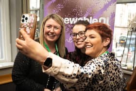 Photo (L to R): Tamasin Fraser (Director, Omnipower Renewables), Laoiseach Scullion (Policy and Public Affairs Adviser, RenewableNI), Gail Kinkead (Business Development Manager, AgendaNi Magazine)
