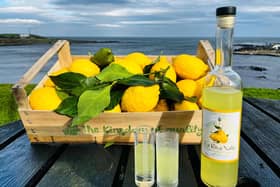 The new Dunluce Distillery Limoncello with lemons from Italy’s Amalfi coast