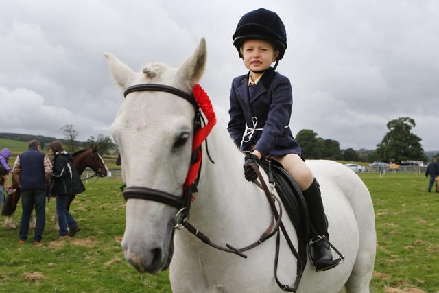 Winner of the best turned out smaller ponies, Holly and Fidler during a previous event.